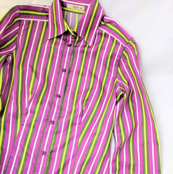 ETRO MILANO fitted stripped shirt - Picture 3 of 6
